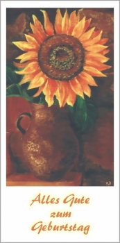 Motiv Sonnenblume in Vase