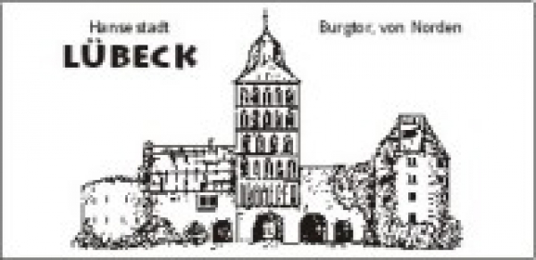 Motiv Lübeck, Burgtor von Norden